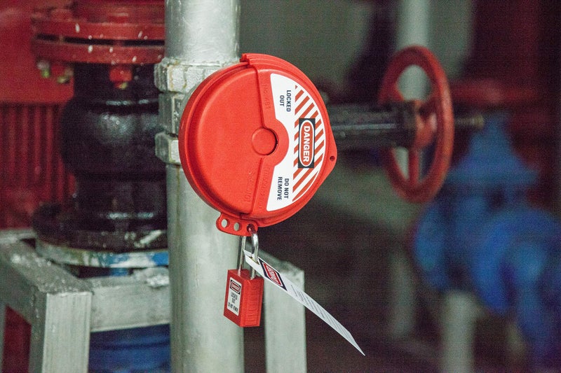 Induschoice Rotating Gate Valve Lockout (For 2''-5'' Valve Handle Diameters) - Image 5